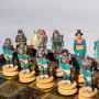 Эксклюзивные шахматы Greek Samurai Resin Chess set  от Manopoulos