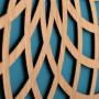 Часы настенные "Sun Small Turquoise" Ø35 см