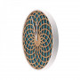 Часы настенные "Sun Small Turquoise" Ø35 см