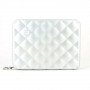 Кошелек на молнии OGON Quilted passport, серебристый Кошелек на молнии OGON Quilted passport, серебристый
