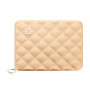 Кошелек на молнии OGON Quilted passport, розово-золотистый