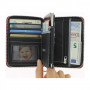 Кошелек на молнии OGON Quilted Passport, черный