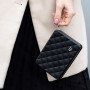 Кошелек на молнии OGON Quilted Passport, черный