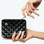 Кошелек на молнии OGON Quilted Passport, черный